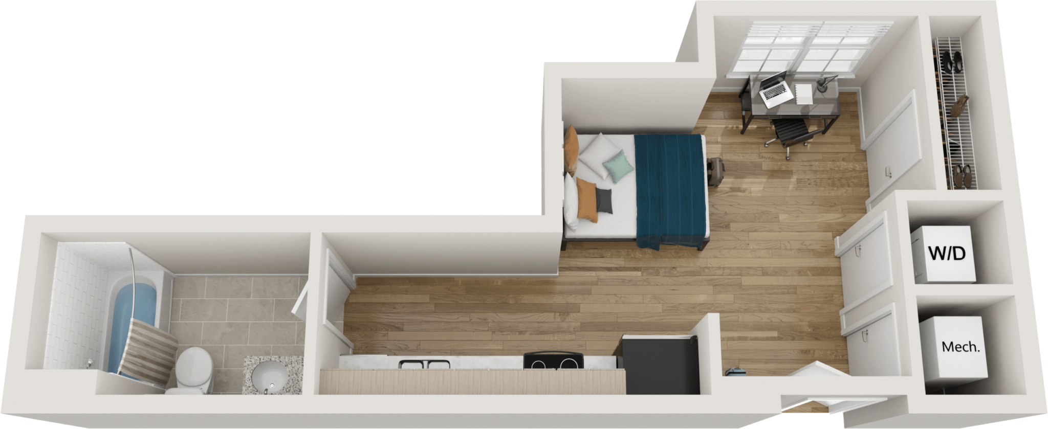 Charleston Student Apartments | Floor Plans | Summit Place